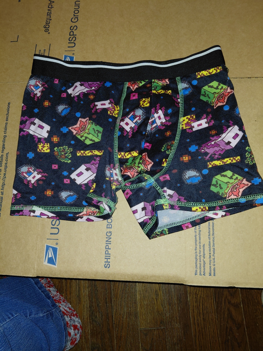 Minecraft Boxers Size 10/12